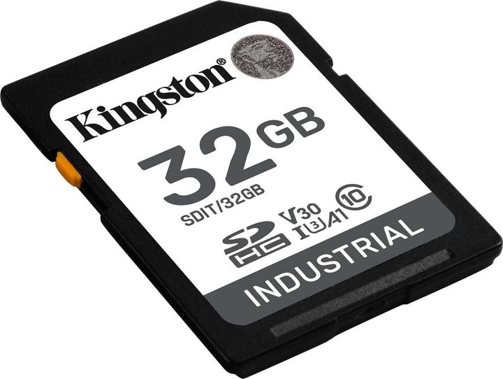 Immagine prodotto Kingston Scheda Ind. SD +ADP 32GB pSLC (32 GB, SDHC, U3, UHS-I)