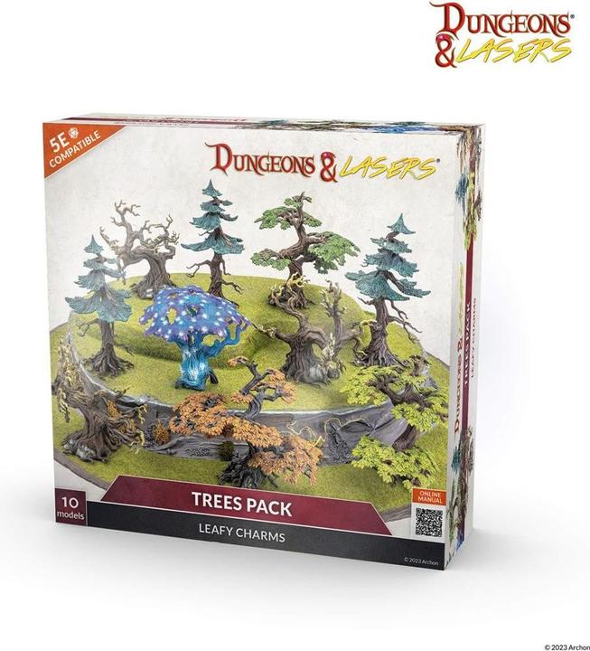 Archon Studio Dungeons & Lasers - Pacchetto alberi (Materiale sintetico)