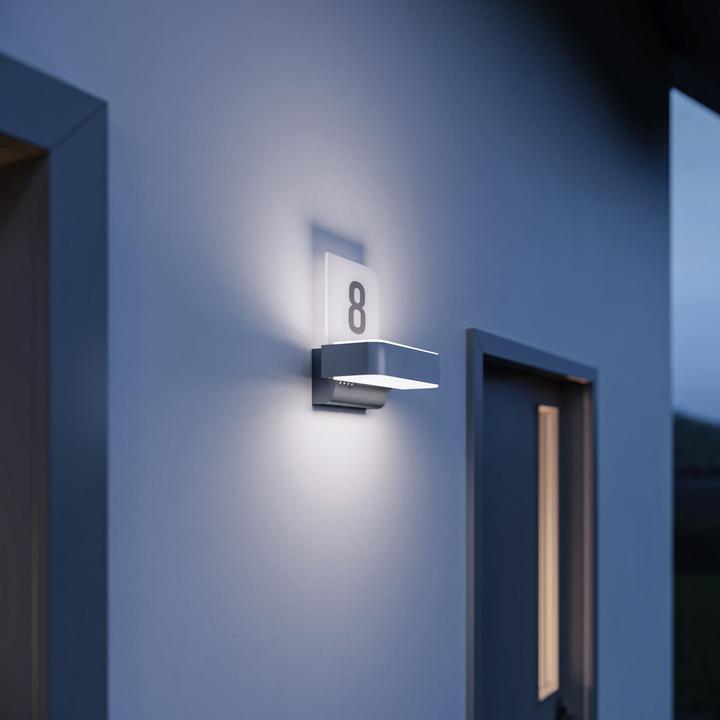 Produktbild Steinel L 820 SC SI Up- & Downlight House number 087579 LED-Aussenwandleuchte mit Bewegungsmelder, L (5 m)
