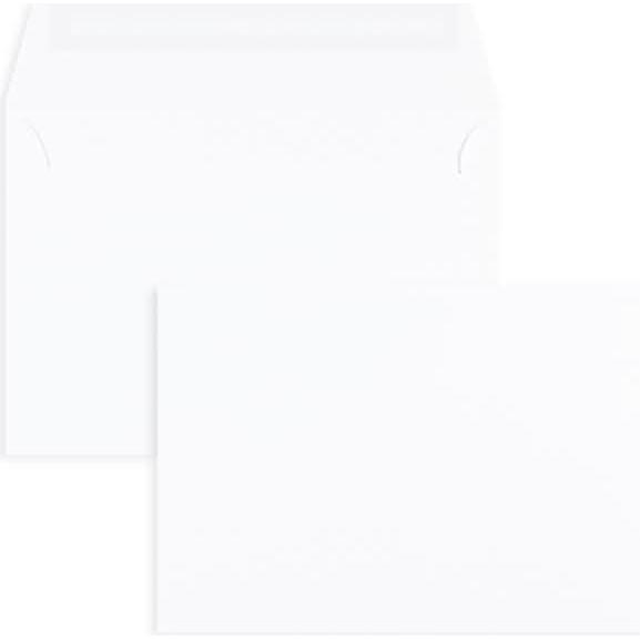 Blanke, Briefumschlag, Briefumschläge C6 120g/qm haftklebend VE=500 Stück hochweiss (C6, 500 x)