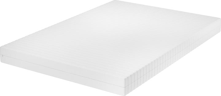 Actual product image Erst-Holz Solid lacquered pine double futon bed with mattress 140x200 on rigid slats 60.35-14M (140 x 200 cm)