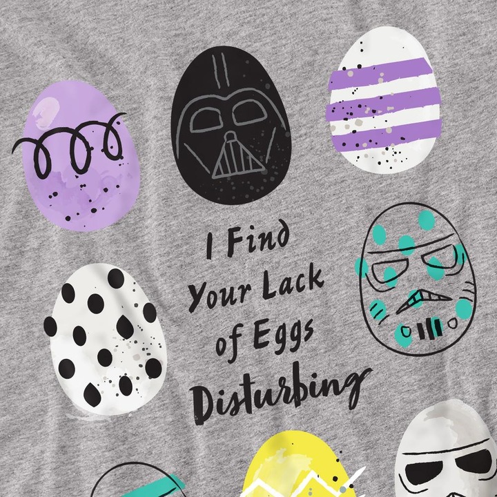 Produktbild Star Wars Your Lack Of Easter Eggs Disturbing TShirt (L)