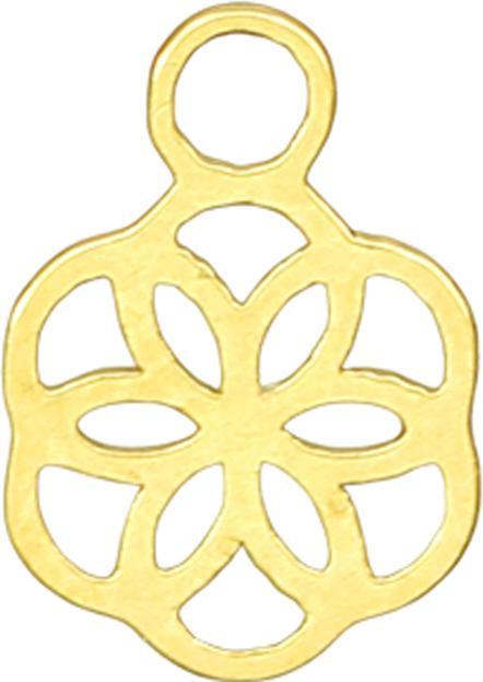 Image du produit Star Piercing Anhänger vergoldet Blume des Lebens (sans laiton, Acier chirurgical 316L)