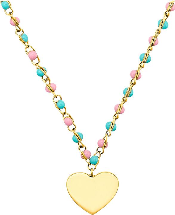 Immagine prodotto Prinzessin Lillifee Collana per ragazze, acciaio inox IP oro | cuore (Acciaio inossidabile, 35 cm)