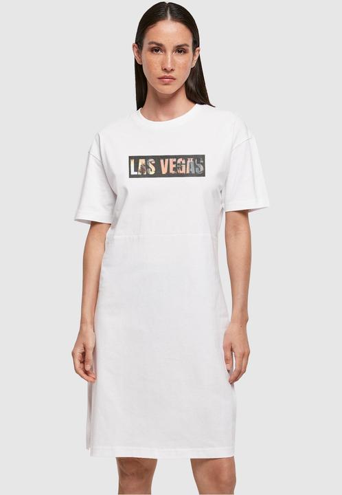 Produktbild Merchcode Ladies Las Vegas Organic Oversized Slit Tee Dress - 117763 (L)