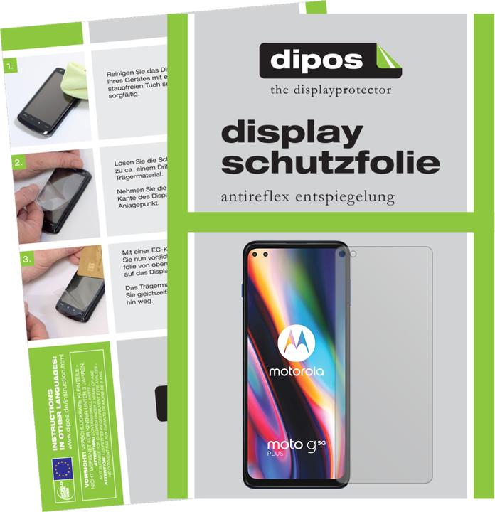 Produktbild Dipos Displayschutzfolie Antireflex (2 Stk., Motorola Moto G 5G Plus)