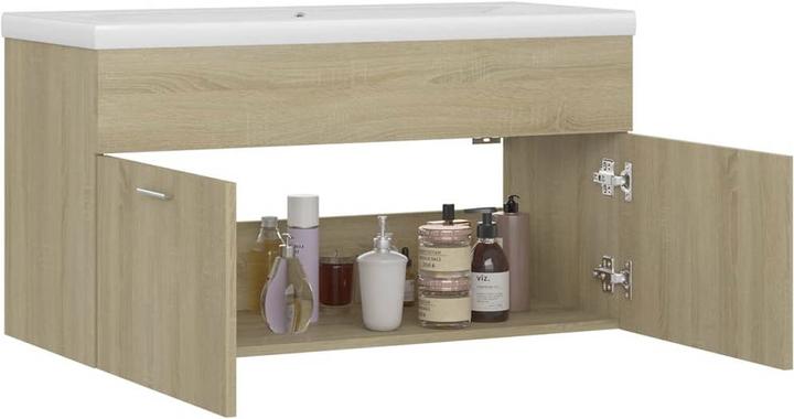 Actual product image vidaXL Waschbeckenunterschrank mit Waschbecken