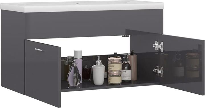 Actual product image vidaXL Waschbeckenunterschrank mit Waschbecken