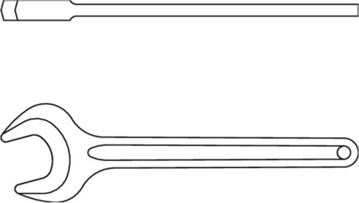 Actual product image Gedore 894 60 Single ended wrench (60 mm)