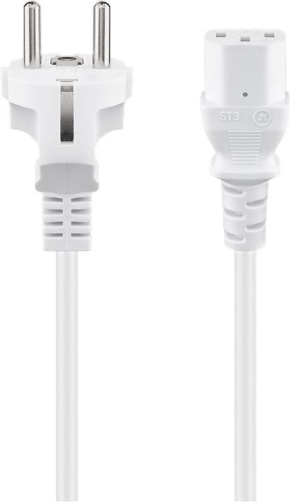 Actual product image Goobay cold device connection cable, 5 m, white (5 m)