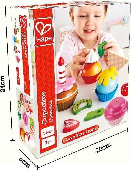 Actual product image Hape Cupcakes