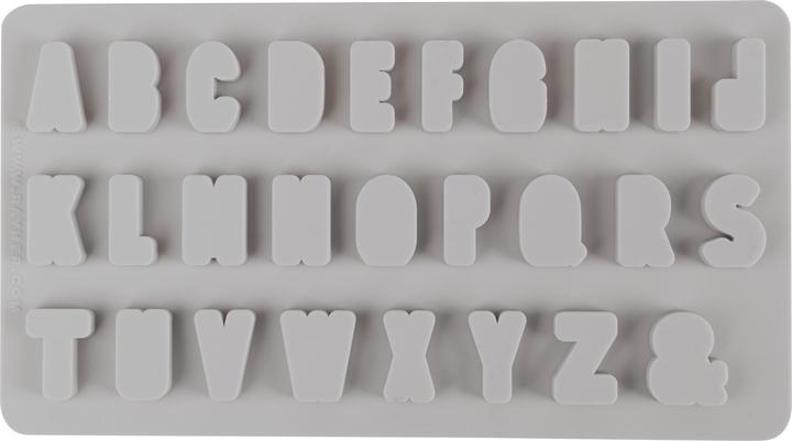 Actual product image Rayher Mini ABC" silicone casting mould