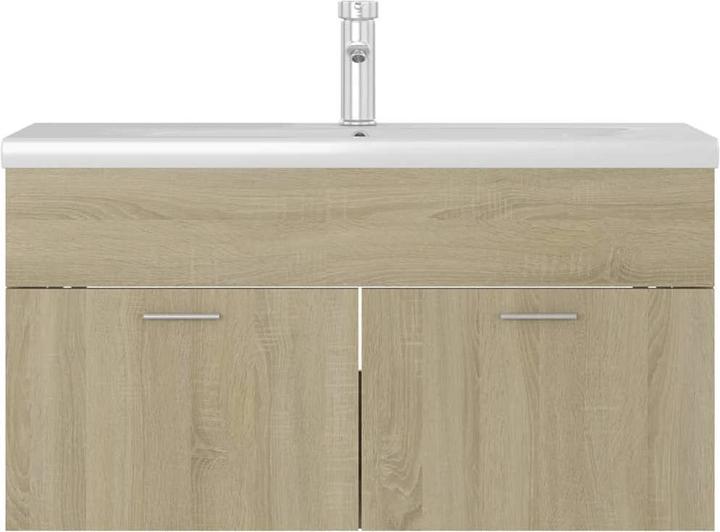 Actual product image vidaXL Waschbeckenunterschrank mit Waschbecken