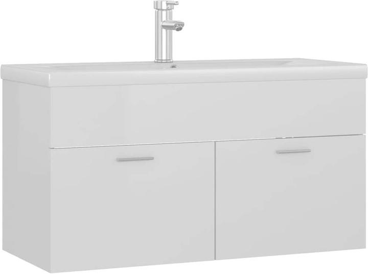 Produktbild vidaXL Waschbeckenunterschrank und Waschbecken