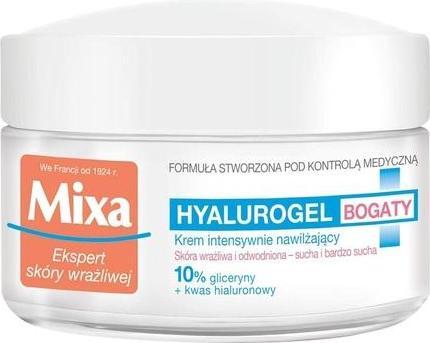 Mixa Hyalurogel Sensitive Skin Expert Intensive Moisturizing Cream 50ml (50 ml, Day cream, Face gel)