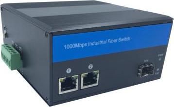 Produktbild PeakOptical PTMC-13SFP-1, 1000 Mbit/s, 10,100,1000 Mbit/s, SFP, Wired, Black, 230 V
