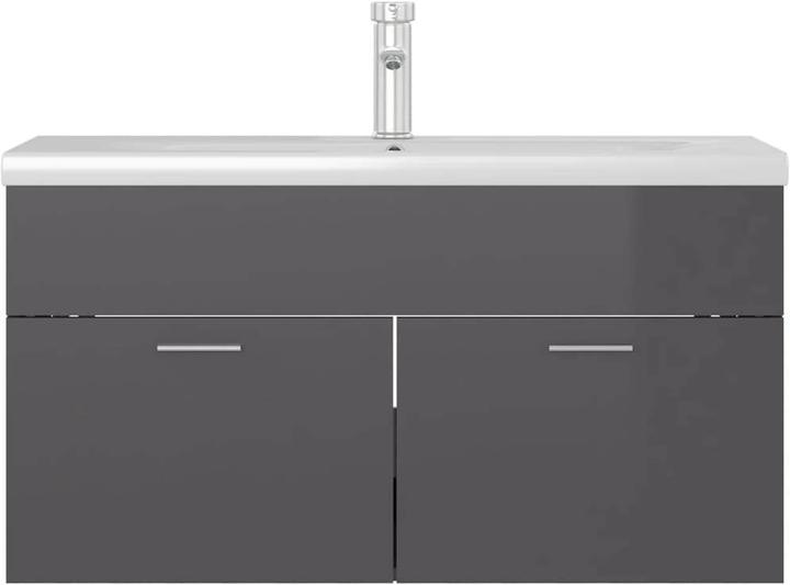 Produktbild vidaXL Waschbeckenunterschrank und Waschbecken