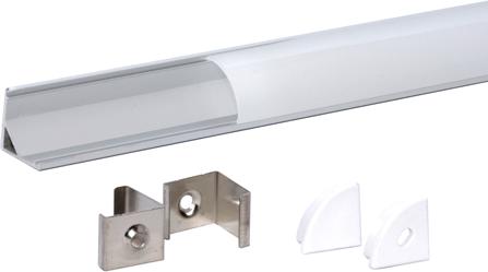 Produktbild Lumina Swiss LED Eckprofil matt 60cm (60 cm, Indoor)