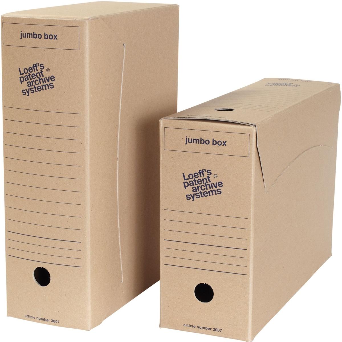 Loeffs patent, Dokumentenablage, Loeff's Patent Archivschachtel A4 B:100mm braun 25PK (A4)