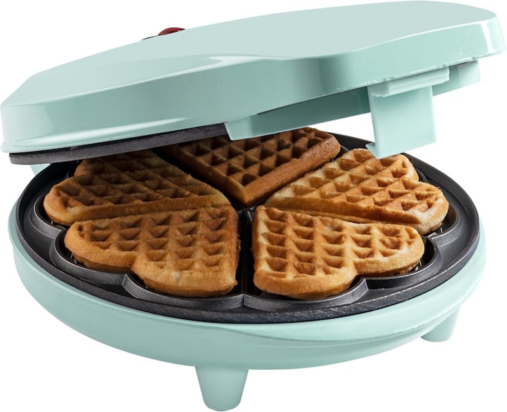 Image du produit Bestron ASW217M Gaufrier 5 gaufre(s) Couleur menthe