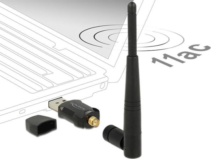 Produktbild Delock WLAN USB 2.0 Stick (USB 2.0)