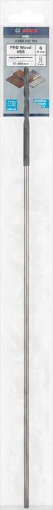 Actual product image Bosch Professional Zubehör PRO Wood HSS installation drill bit, 6 x 57 x 400 mm (5 mm)