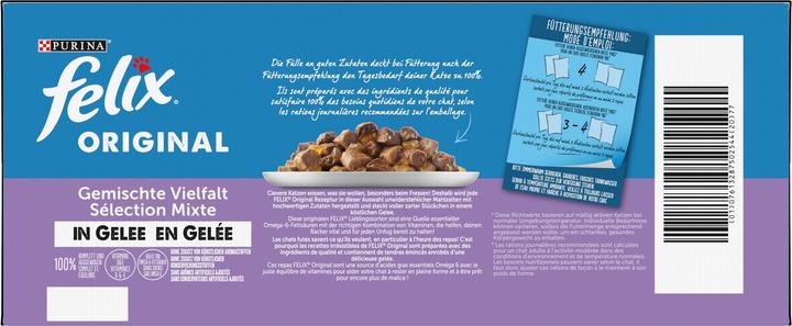 Produktbild Felix Original Mixed Selection in Gelee (Adult, 40 Stk., 3400 g)