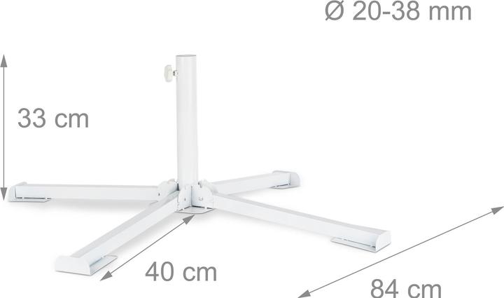 Actual product image Relaxdays Sunshade stand