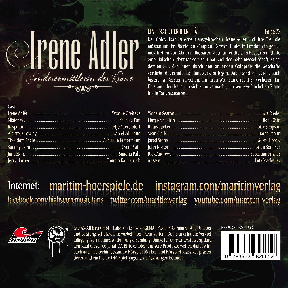 Thumbnail - Irene Adler.22,CD, Hörbücher von Irene Adler