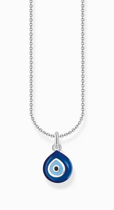 Produktbild Thomas Sabo Kette mit blauem Nazar-Auge-Anhänger Silber (925er Silber, Emaille, 38 - 45 cm)