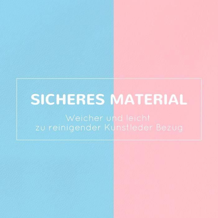 Immagine prodotto Swisshandel24 Set di blocchi da costruzione a scorrimento in schiuma per 12-36 mesi in similpelle EPE rosa+blu