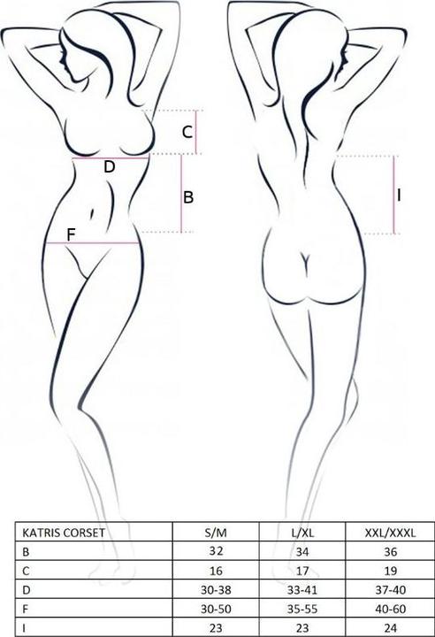 Image du produit Passion Porte-jarretelles en powernet et wetlook plus tanga (M, S)