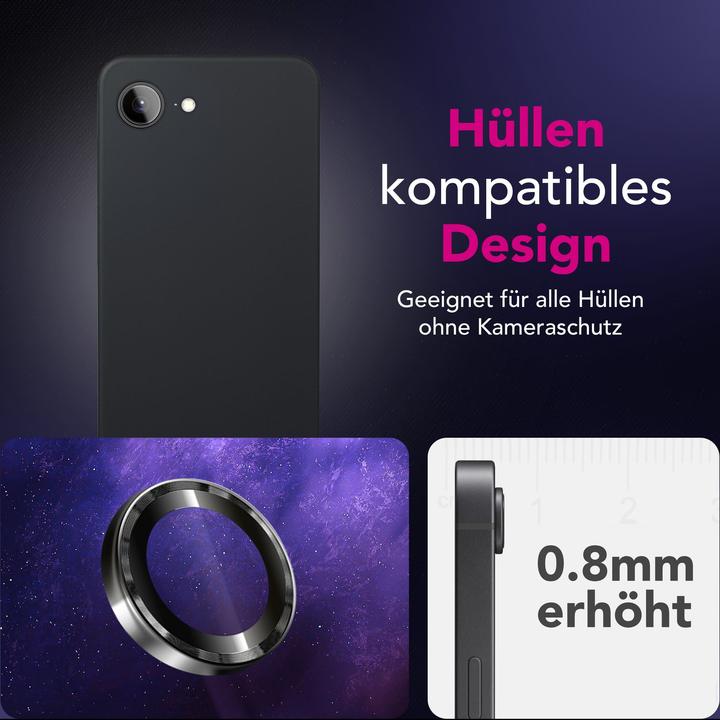 Immagine prodotto Nalia Focus.Pro CLX - Kameraschutz Linsenglas Reflexionsfrei - Camera Lens Protector (1 Pezzo/i, Apple iPhone 16e)