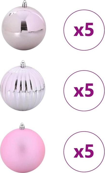 Produktbild vidaXL Weihnachtskugeln (15x)