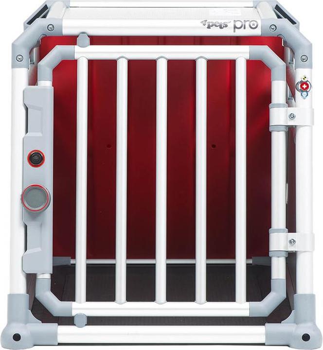 Actual product image 4pets Autobox Pro 1, S, single box aluminium (Dog, Lockable)