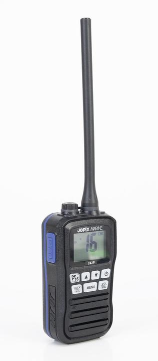Actual product image Jopix Portable marine radio MARINE 242P, 156.000-162.000 MHz, Scan, ASQ, Dual-Tri Watch, AAA battery