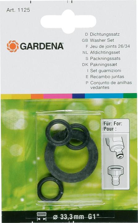 Actual product image Gardena SB gasket set (O-ring, 19 mm)