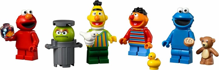Actual product image LEGO 123 Sesame Street (21324, LEGO Ideas, LEGO Rare Sets)