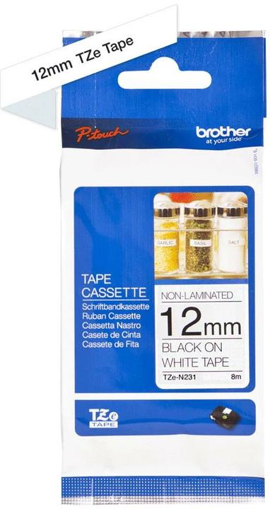 Actual product image Brother Tze-N231 (1.20 cm, Black)