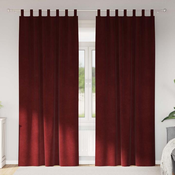 Actual product image vidaXL Blackout curtains (140 x 245 cm)