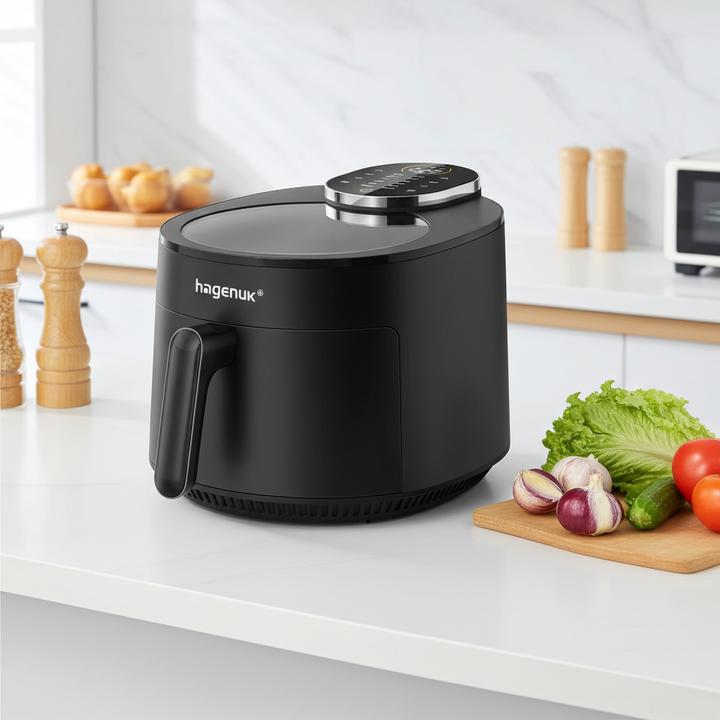 Image du produit hagenuk Infrarot-Heissluftfritteuse mit Sichtfenster, 5 l, 1500W