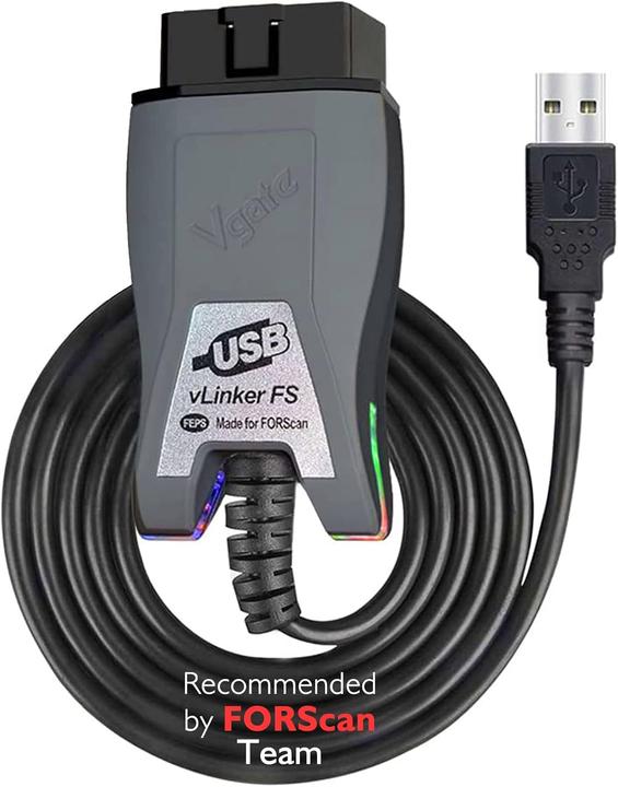 Vgate OBD-II USB Diagnosegerät für FORScan mit Auto Switch