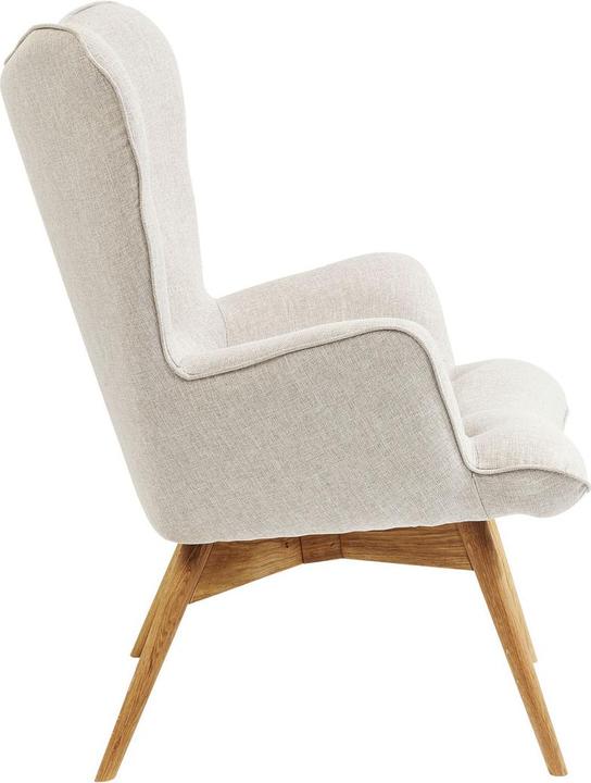Actual product image Kare Design Armchair Vicky Ecru