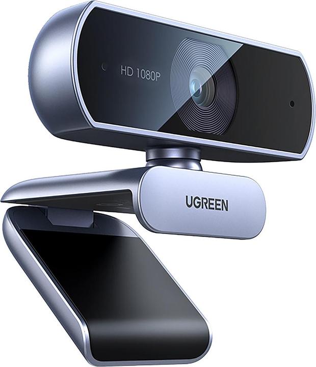 Actual product image Ugreen Kamera internetowa Kamera internetowa z mikrofonem 15728 USB (srebrna) (2.10 Mpx)