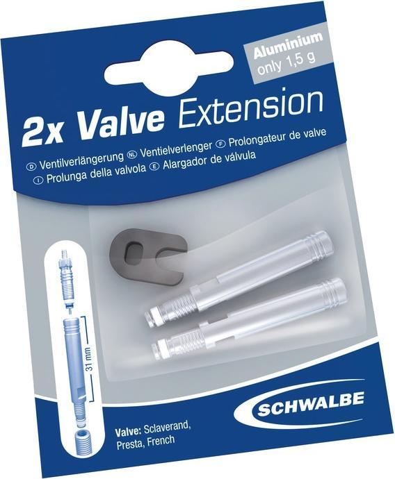 Produktbild Schwalbe Ventilverlängerungen TUBELESS Alu 65mm