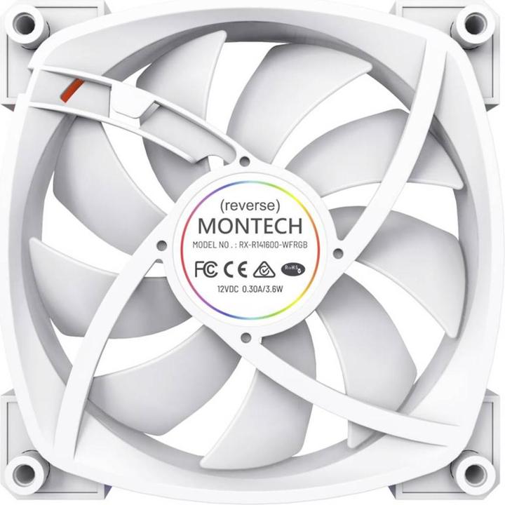 Produktbild Montech RX140 PWM - weiss (140 mm, 1 x)