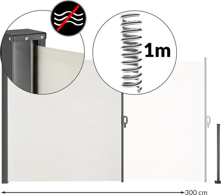 Image du produit Casaria Store latéral (3 m)