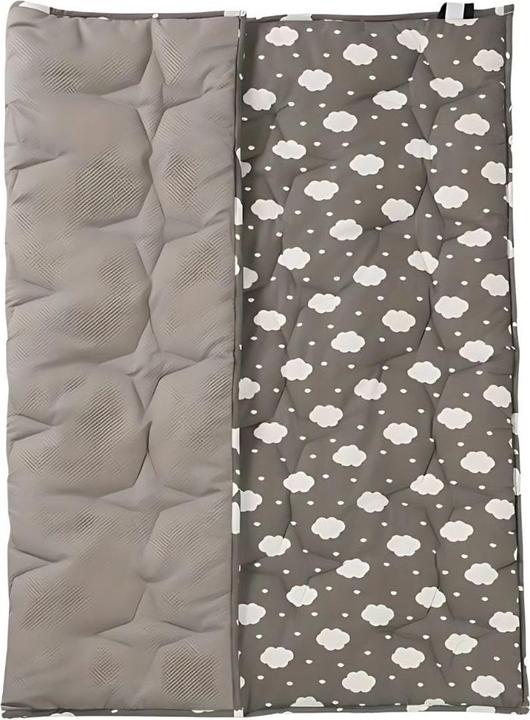 Actual product image Milkii double-sided play mat, cloud/grey (127 x 127 cm) (127 x 127 cm)