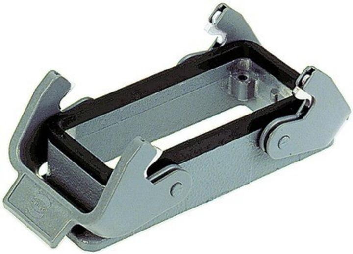 Actual product image Harting HAN B Connector Chassis housing type 16BMetal, surface mounting with locking clip