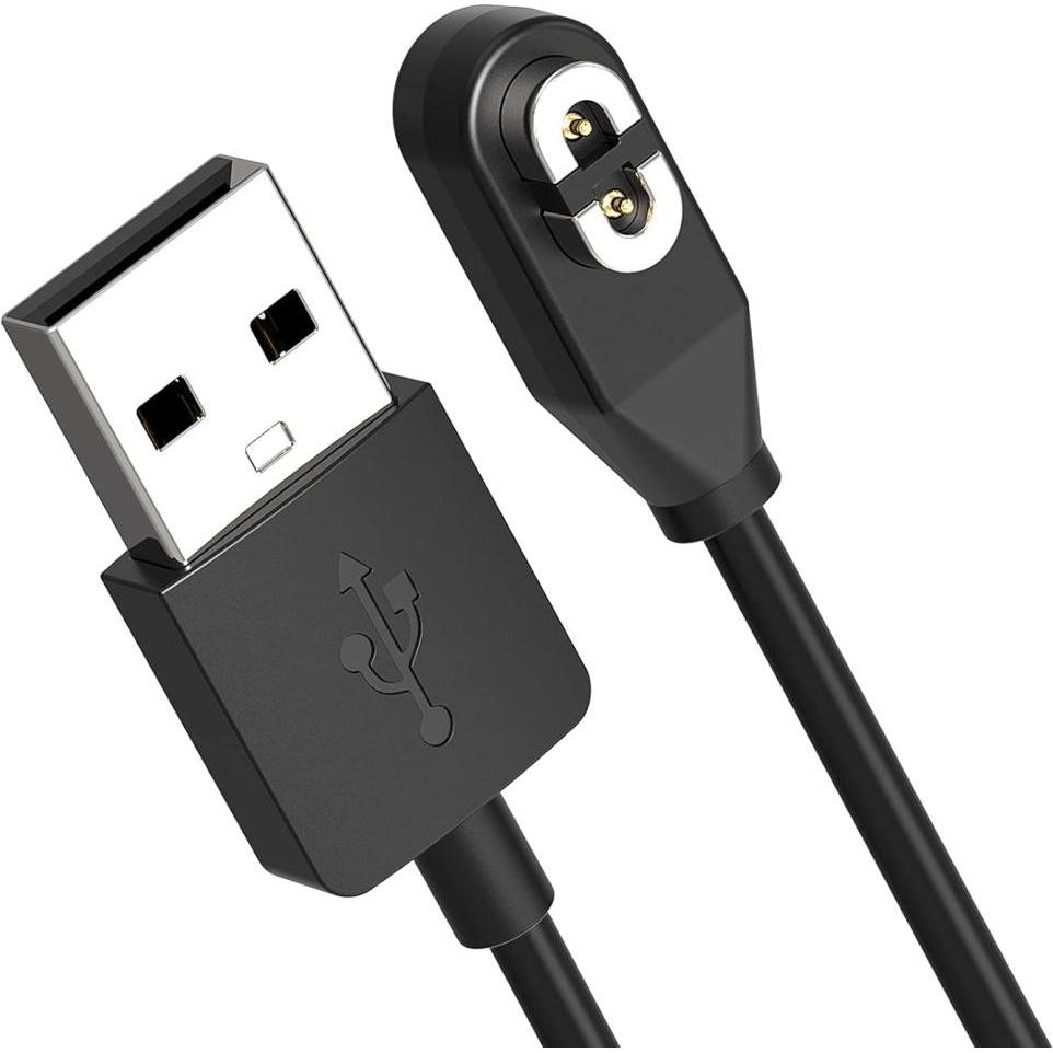 PowerGuard USB-A zu Shokz OpenRun Kopfhörer Ladekabel (1m, USB), Cavo per cuffie, Nero